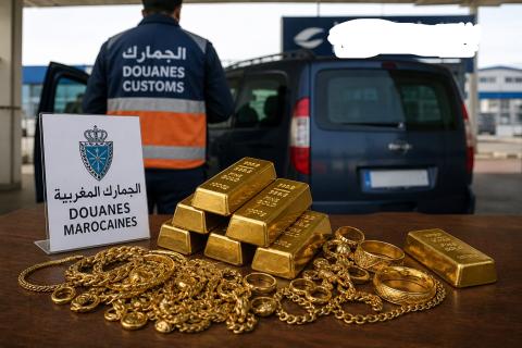المغرب : توقيف اسرة موريتانية بحوزتها 54 كلغ من الذهب